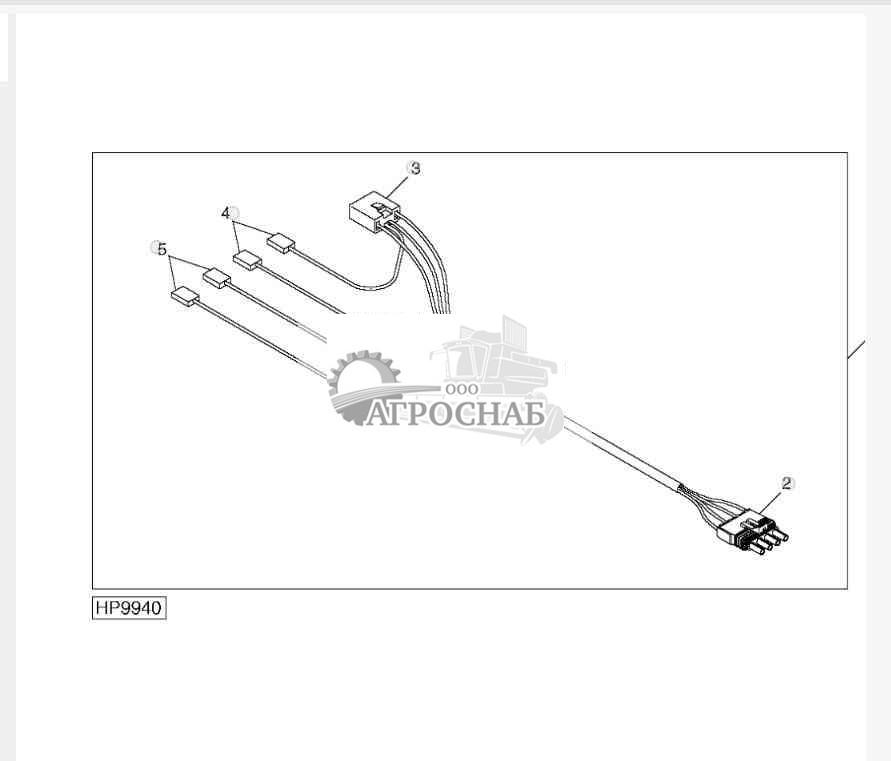 DOME LIGHT EXTENSION WIRING HARNESS 